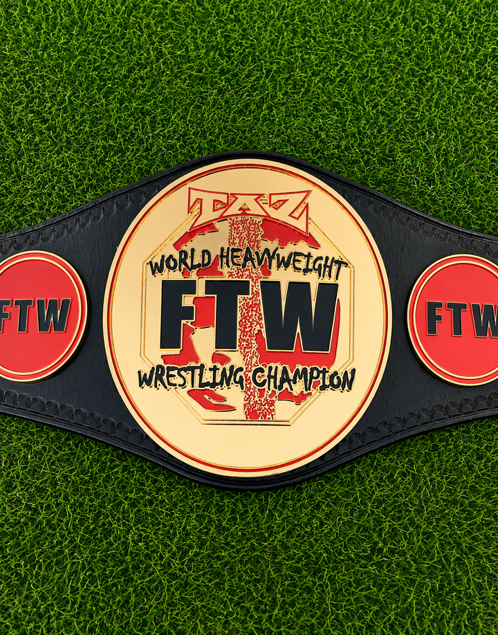 FTW TAZ World Heavyweight Championship Title Belt CNC