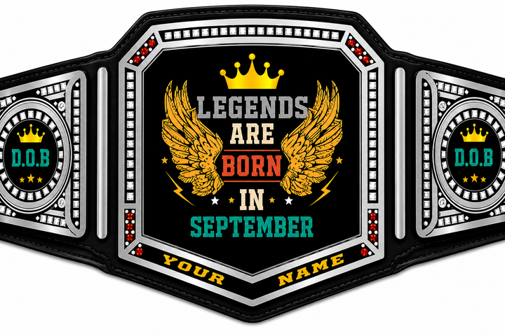 Legends Born In September Belt