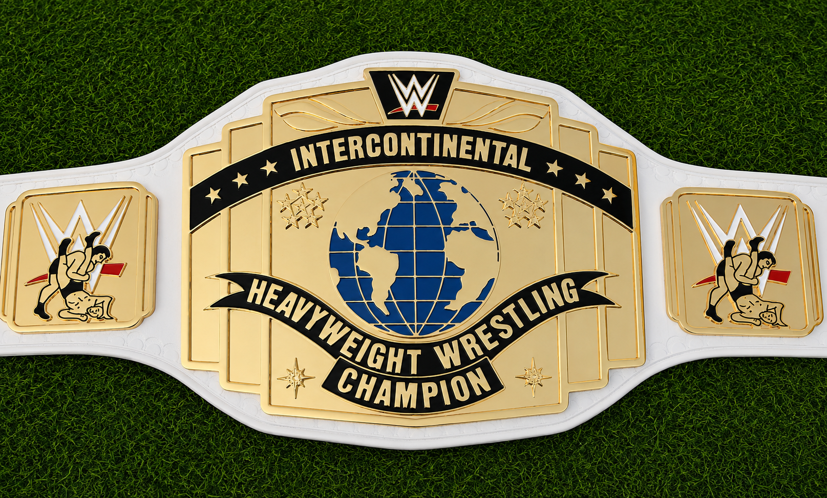 WWE Intercontinental Wrestling Championship Title Belt HD CNC