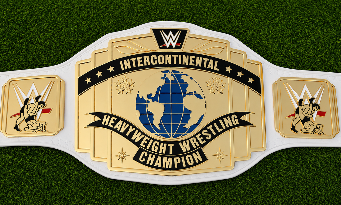 WWE Intercontinental Wrestling Championship Title Belt HD CNC