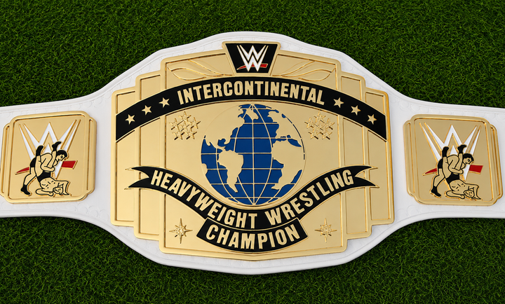 WWE Intercontinental Wrestling Championship Title Belt HD CNC