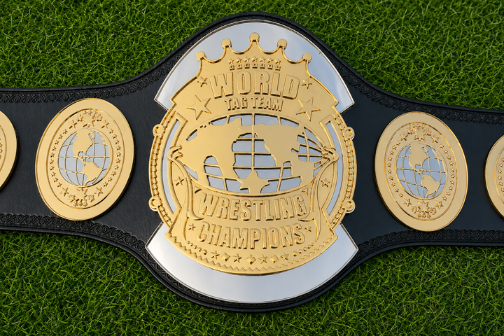 WORLD TAG TEAM Wrestling Championship HD CNC Title Belt