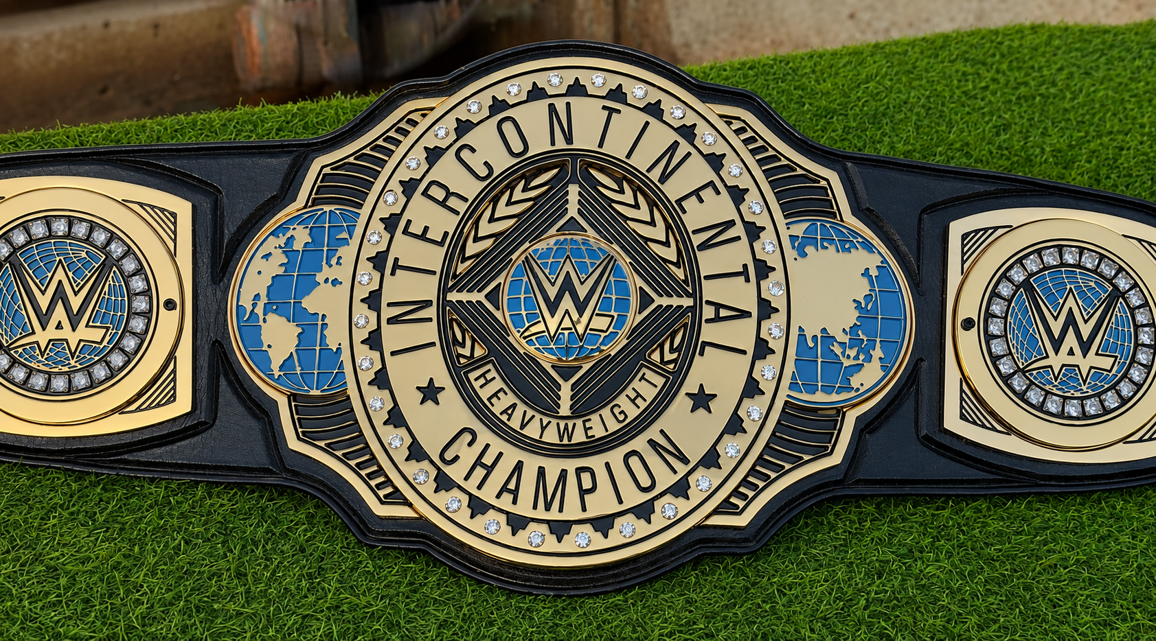WWE Intercontinental Championship Title Belt HD CNC Stacked Plated