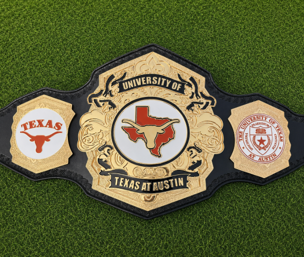 University of Texas Personalized Wrestling Belts Longhorns Style