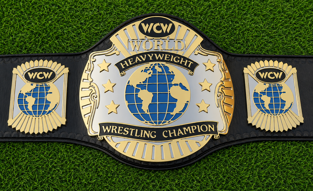 WCW World Heavyweight Wrestling Dual Plated HD CNC Title Belt