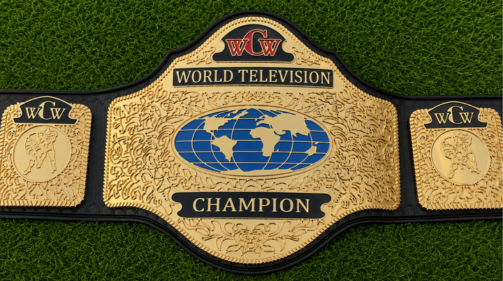 WCW World Television Championship Title Belt HD CNC