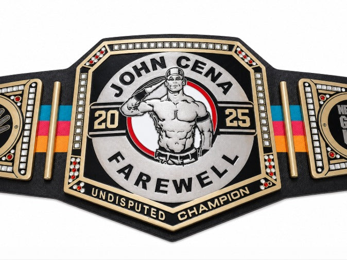 John Cena 2025 Farewell Undisputed Championship Belt  Limited Edition Replica Title