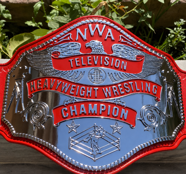 NWA TV Wrestling Championship Title Belt HD CNC