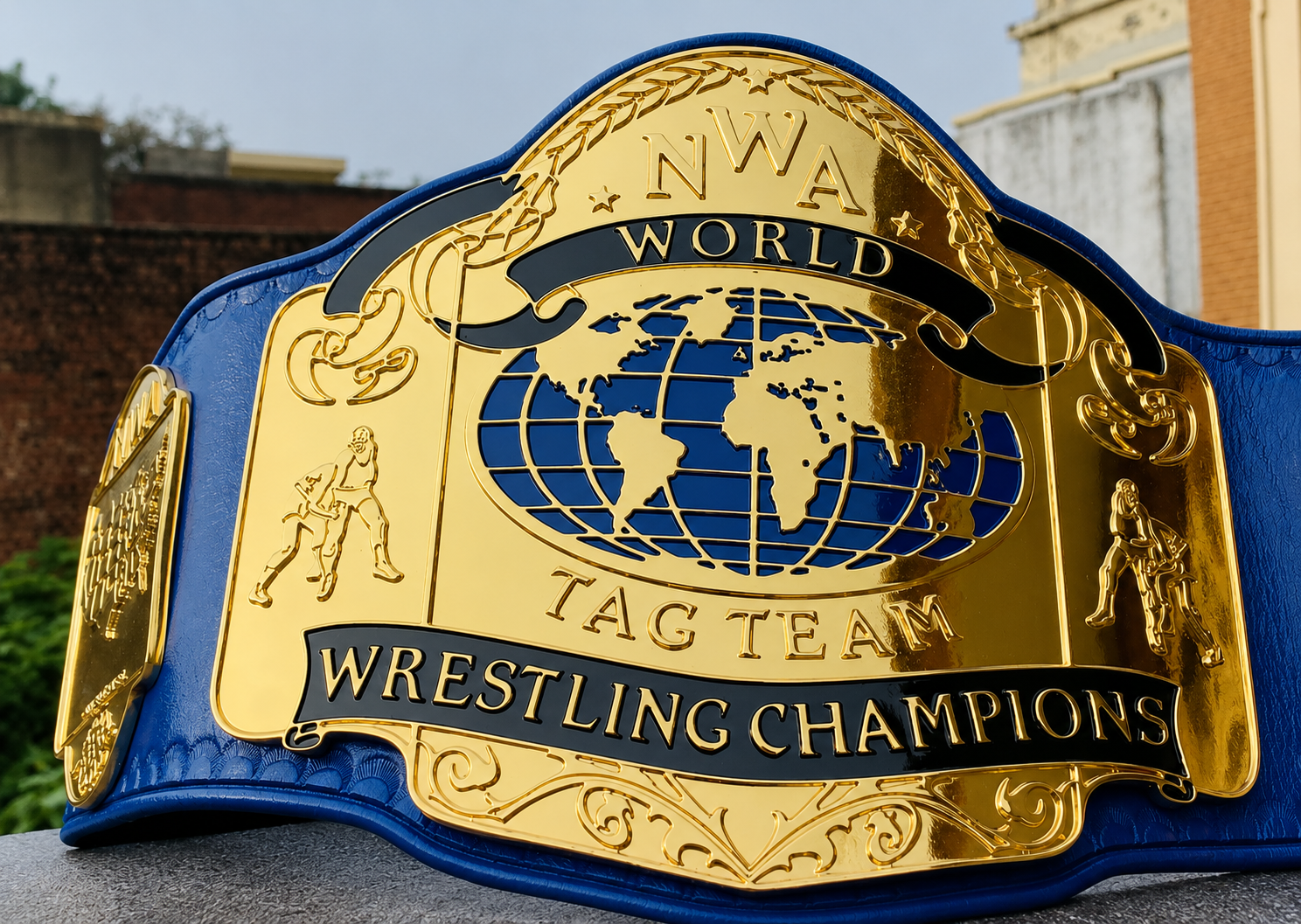 NWA World Tag Team Wrestling Champion Title Belt  HD CNC