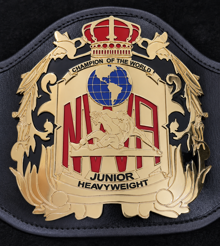 NWA Junior Heavyweight Wrestling Championship Title Belt  HD CNC