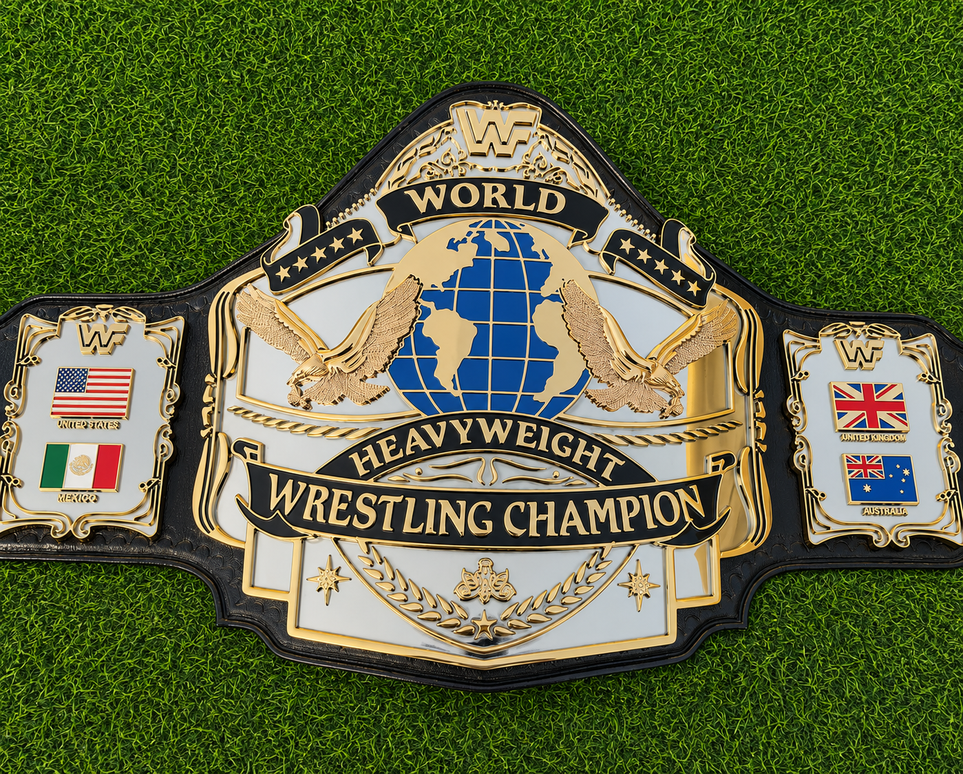 WWf Andre 87 Wrestling Title Belt 3D HD CNC Deeply Etched Title Belt