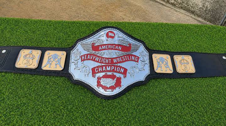 American Heavyweight Wrestling Championship Title HD CNC