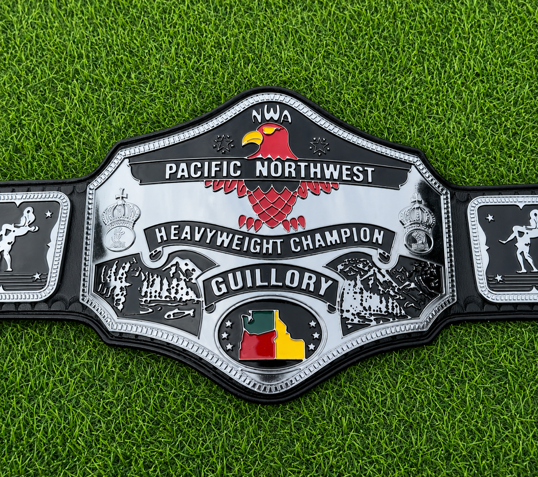 NWA Pacific Northwest Heavyweight Championship Wrestling HD CNC Title Belt