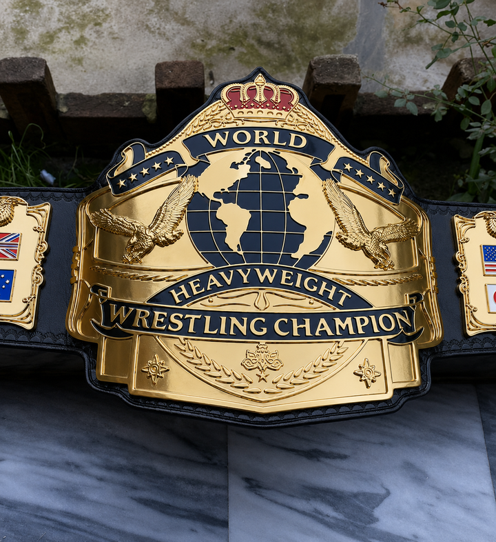 Custom 3D Andre 87 World Heavyweight Wrestling Championship Title  HD CNC Title Belt