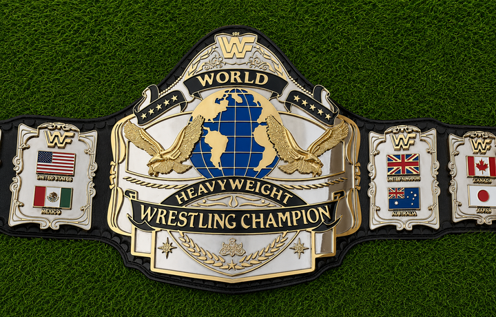 WWF Andre 87 Wrestling Championship Title CNC HD 24k Dual Plating Title Belt