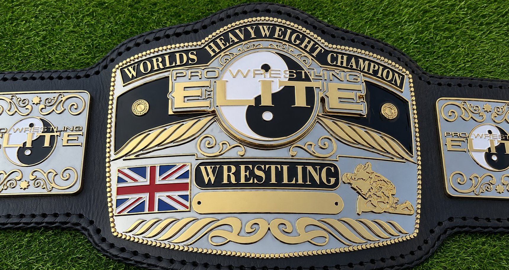 Pro Wrestling Elite Wrold Heavyweight Wrestling Championship Title Belt  HD CNC