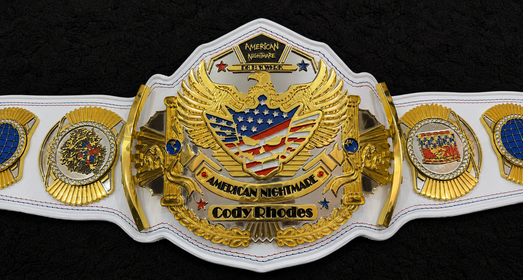 Cody Rhodes American Nightmare Stacked Plated Championship HD CNC Title Belt