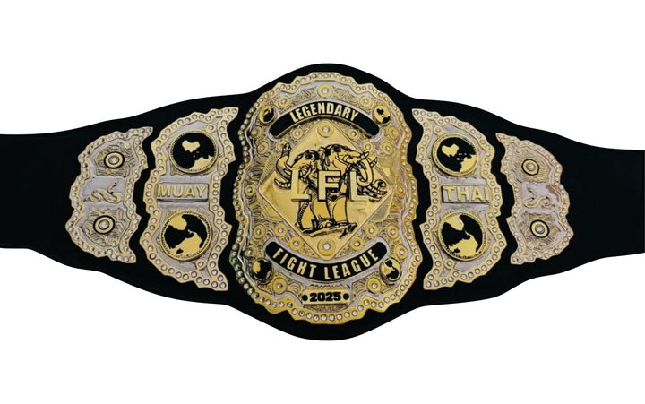LFL Legendary Fight League 2025 Muay Thai Championship Belts Title Belts Nation
