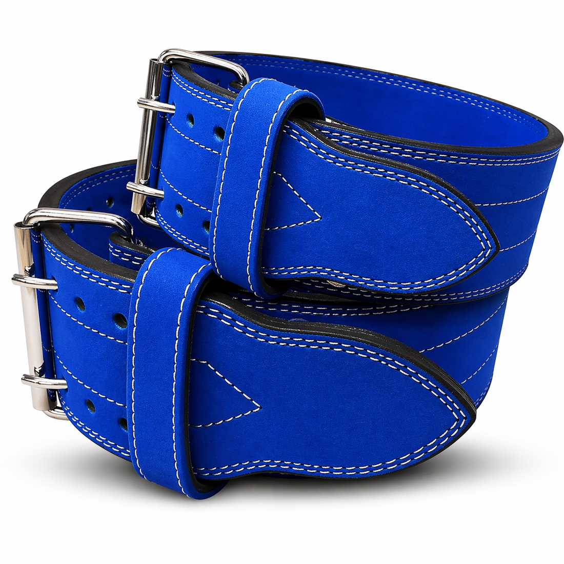 10mm Double Prong Workout Belts  Blue