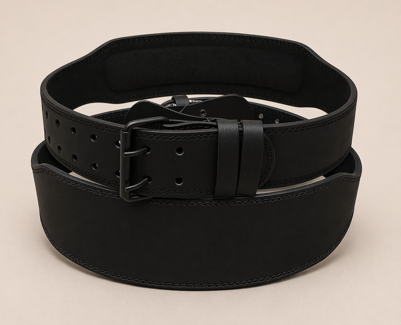 RAD Leather Belt 4inch Gym Power Heavy Duty Weight Lifting