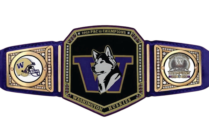 Washington Huskies 2023 PAC 12 Champion Championship Belt Title Belts Nation