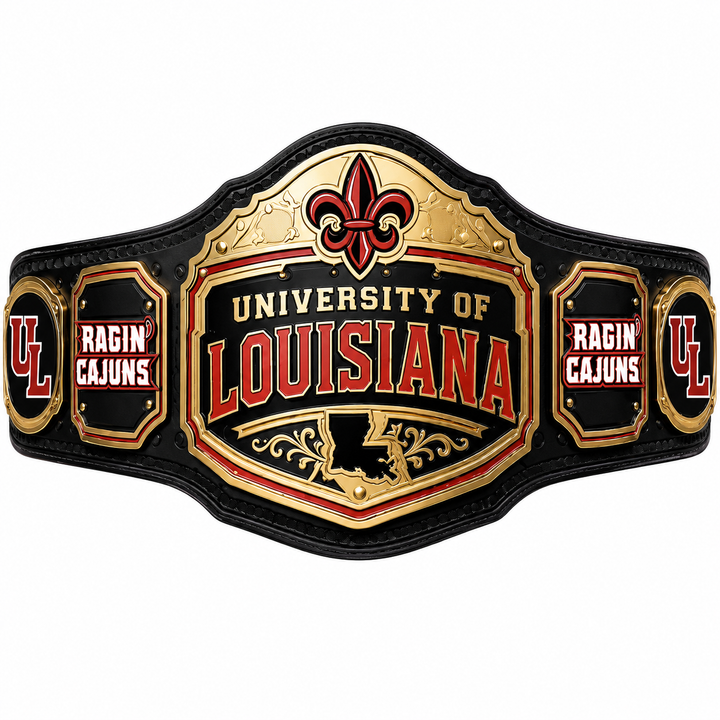 Louisiana Ragin' Cajuns Legacy Championship Title Belt