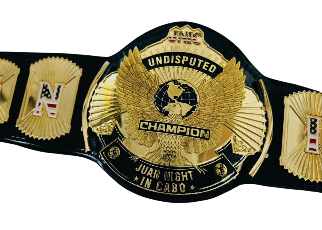 Winged Eagle JNIC Undisputed Champion Juan Night In Cabo Championship Belt Title Belts Nation