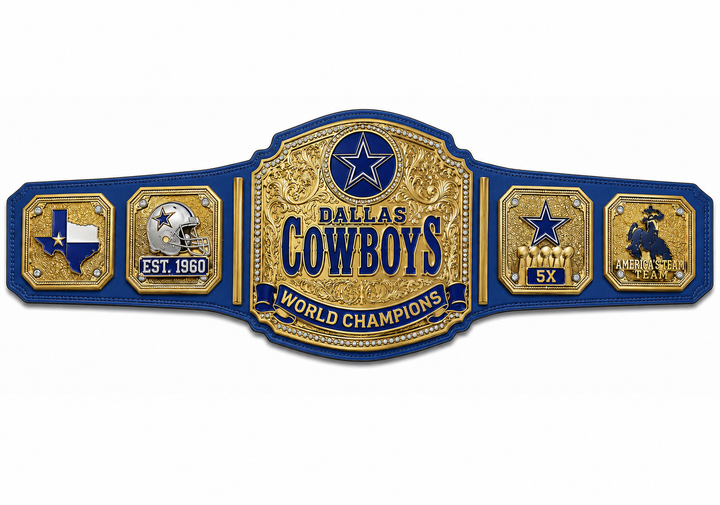 New Customize Dallas Cowboys Championship Belt Adult Size