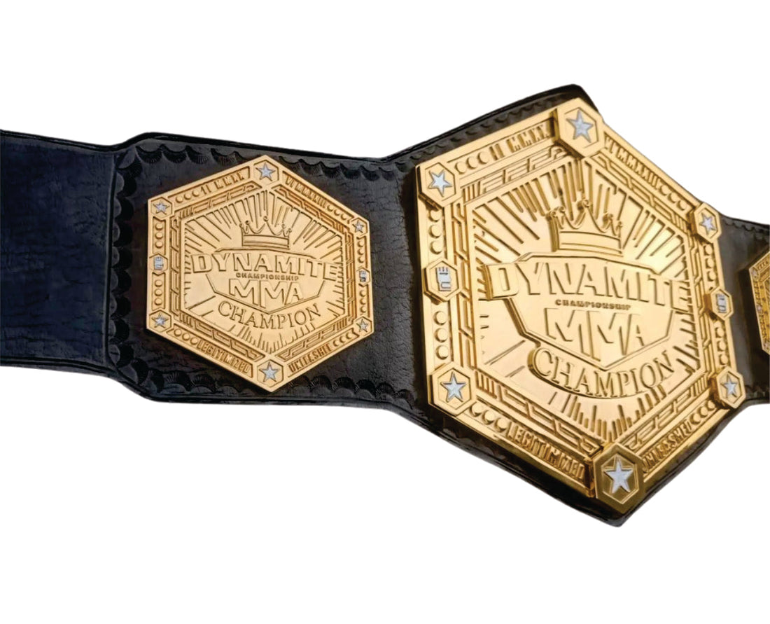 Dynamite MMA Legitimized Unleashed Champion Championship Belt Title Belts Nation