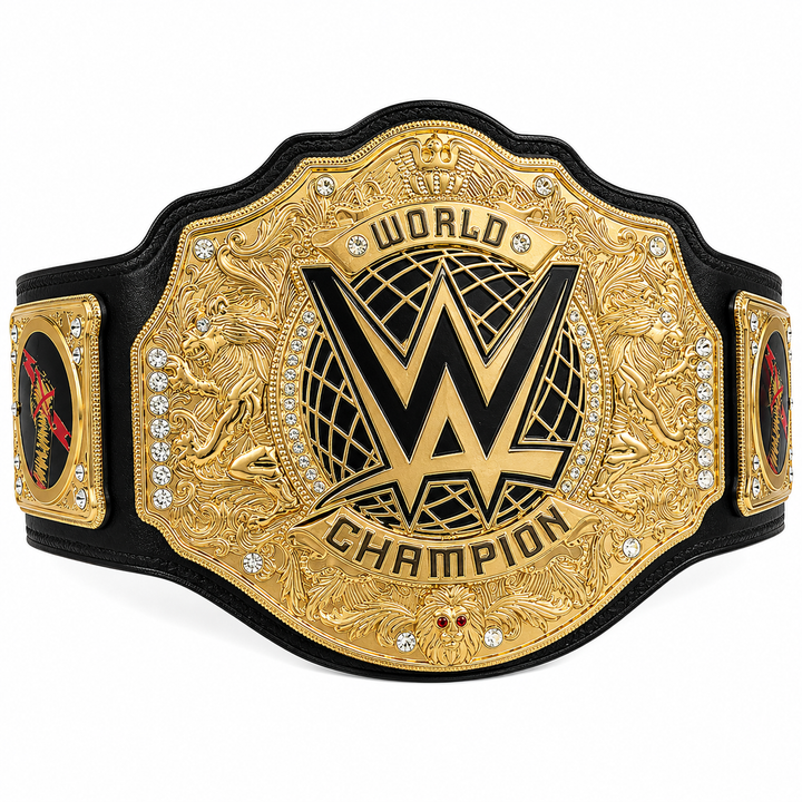 WWE World Champion Belt  Premium Gold Wrestling Championship Replica