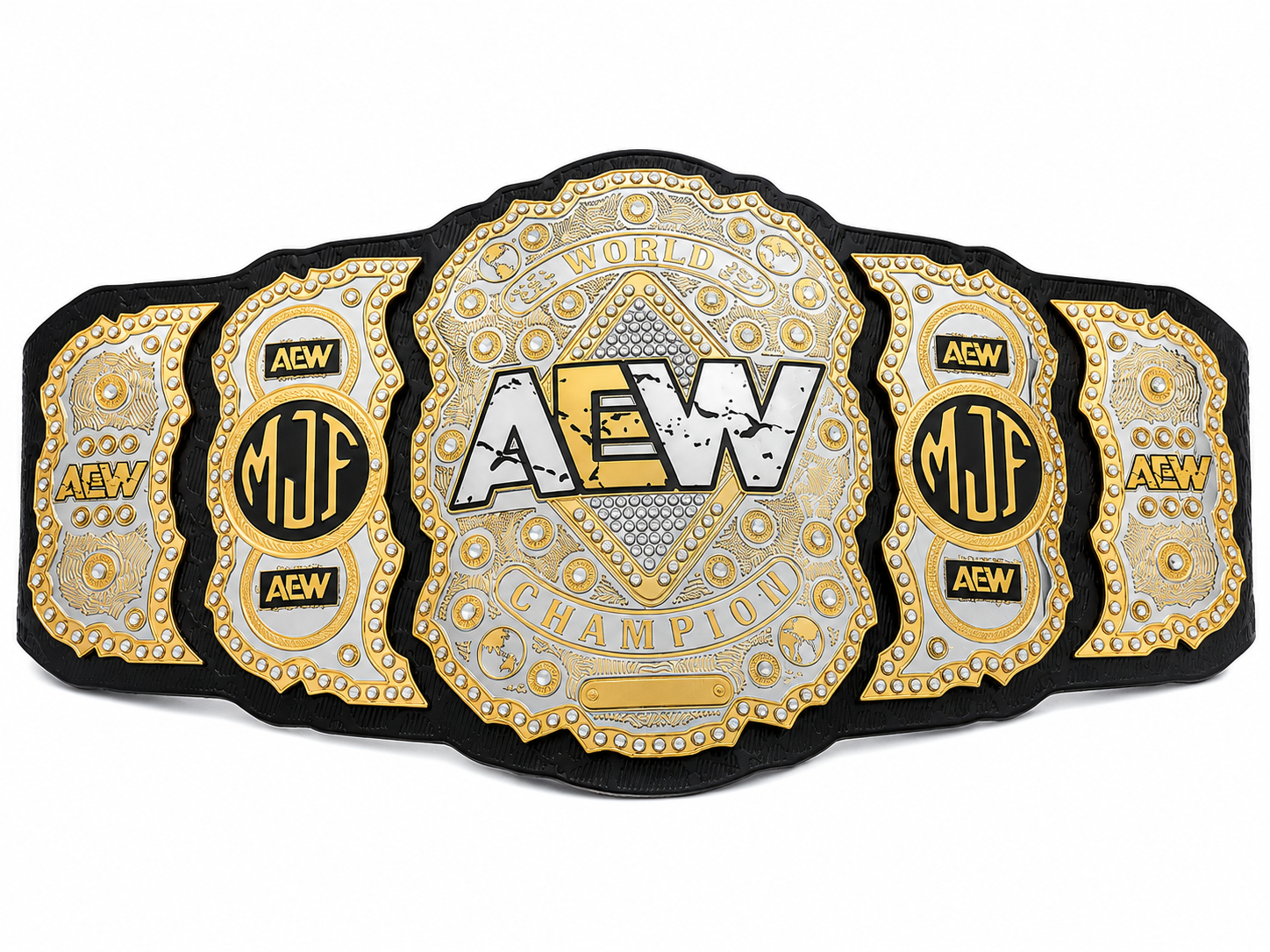 AEW MJF World Championship Replica Belt  Custom Side Plate Edition