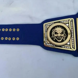 Blue Custom WWE Universal Fend Zinc Championship Title Belt