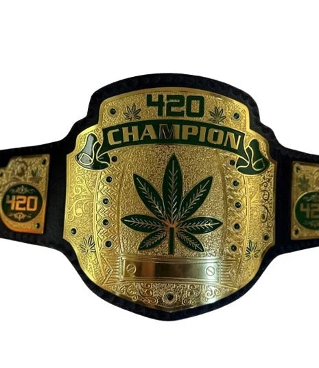 420 Championship Belt – Weed World Wrestling Edition
