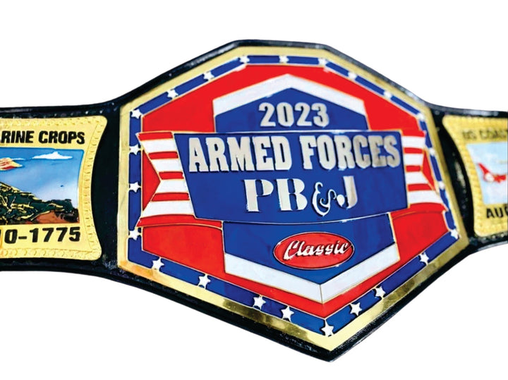 Custom 2023 Armed Forces Title Belt Title Belts Nation