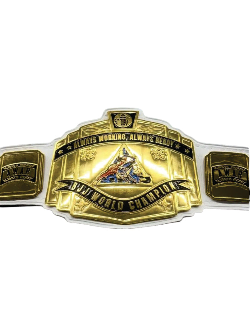 BJJ World Champion A.W.A.R Championship Belt Title Belts Nation