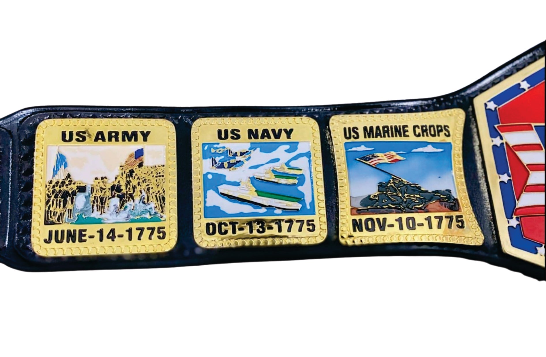 Custom 2023 Armed Forces Title Belt Title Belts Nation