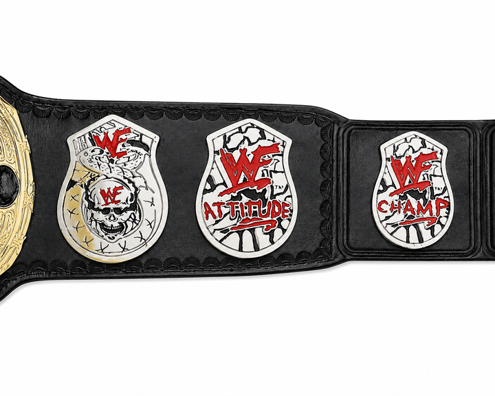 WWF Hardcore World Heavyweight Championship Replica Belt  Classic Skull Edition