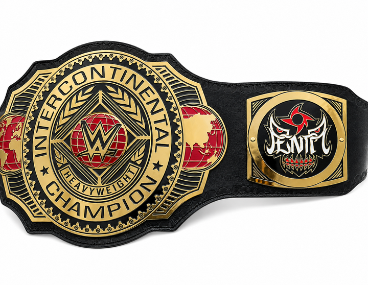 WWE Custom Intercontinental Heavyweight Championship Replica Belt  Jenif Edition