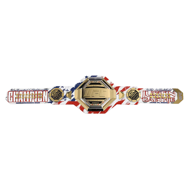 Justin Gaethje UFC Legacy Custom Replica Title Belt