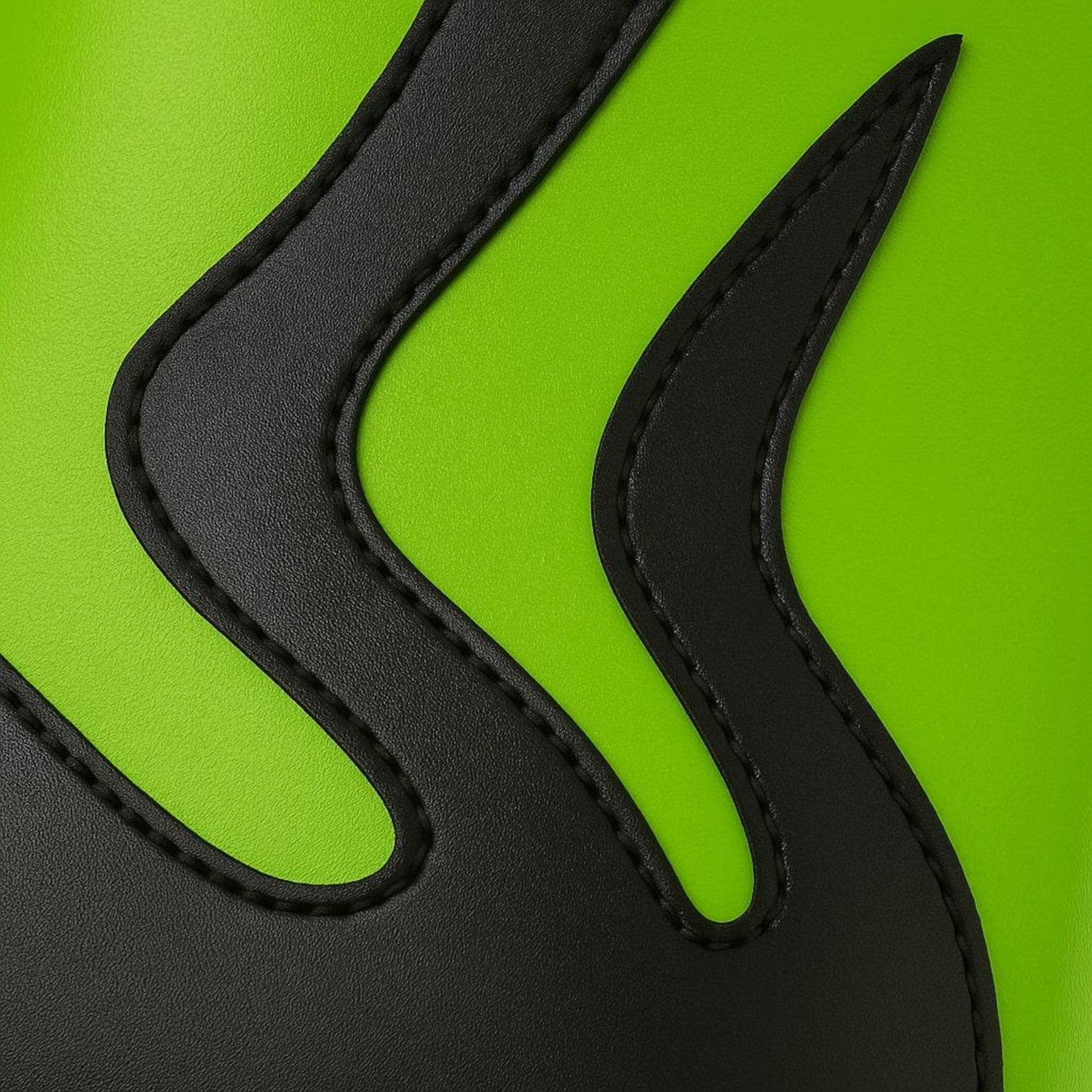 Pro Wrestling Boots Neon Green  Black Flame Genuine Leather Fight Shoes