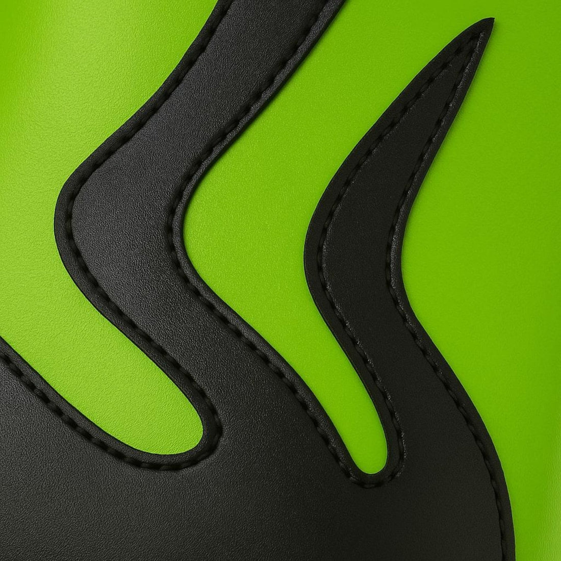 Pro Wrestling Boots Neon Green  Black Flame Genuine Leather Fight Shoes