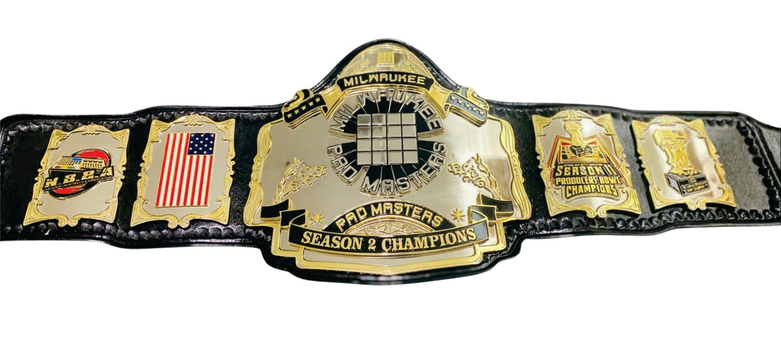 MILWAUKEE PAD MASTER CHAMPIONSHIP WRESTLING BELT Title Belts Nation