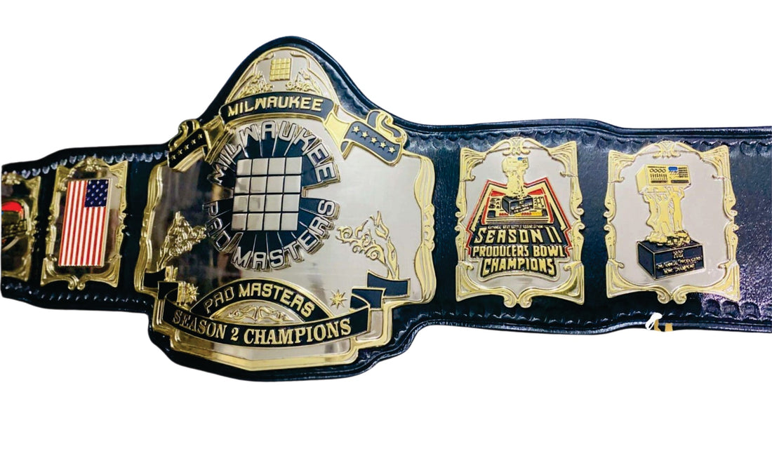 MILWAUKEE PAD MASTER CHAMPIONSHIP WRESTLING BELT Title Belts Nation