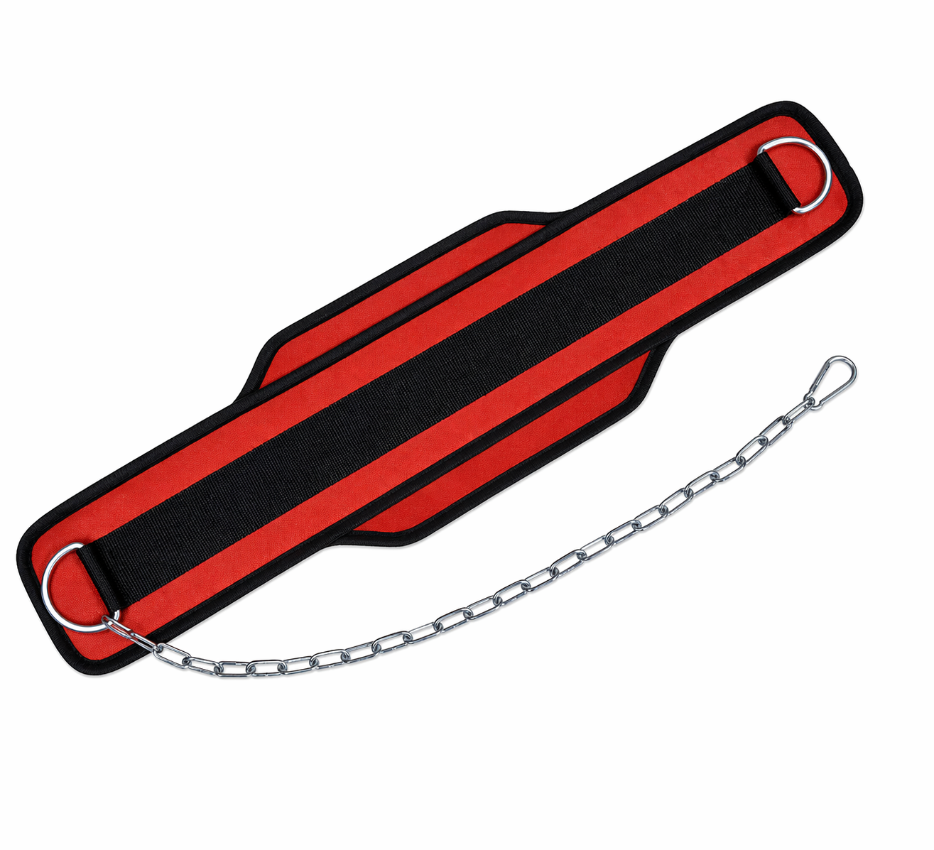 Rad Weightlifting Dipping Power Belt With Metal Chain Back Support Training Bodybuilding