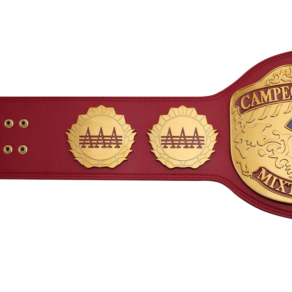 AAA World Mixed Tag Team Championship Replica Title Belt