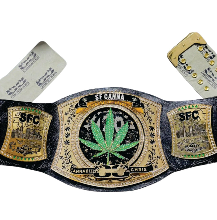 Custom Cannabis Spinner Championship Belt Title Belts Nation