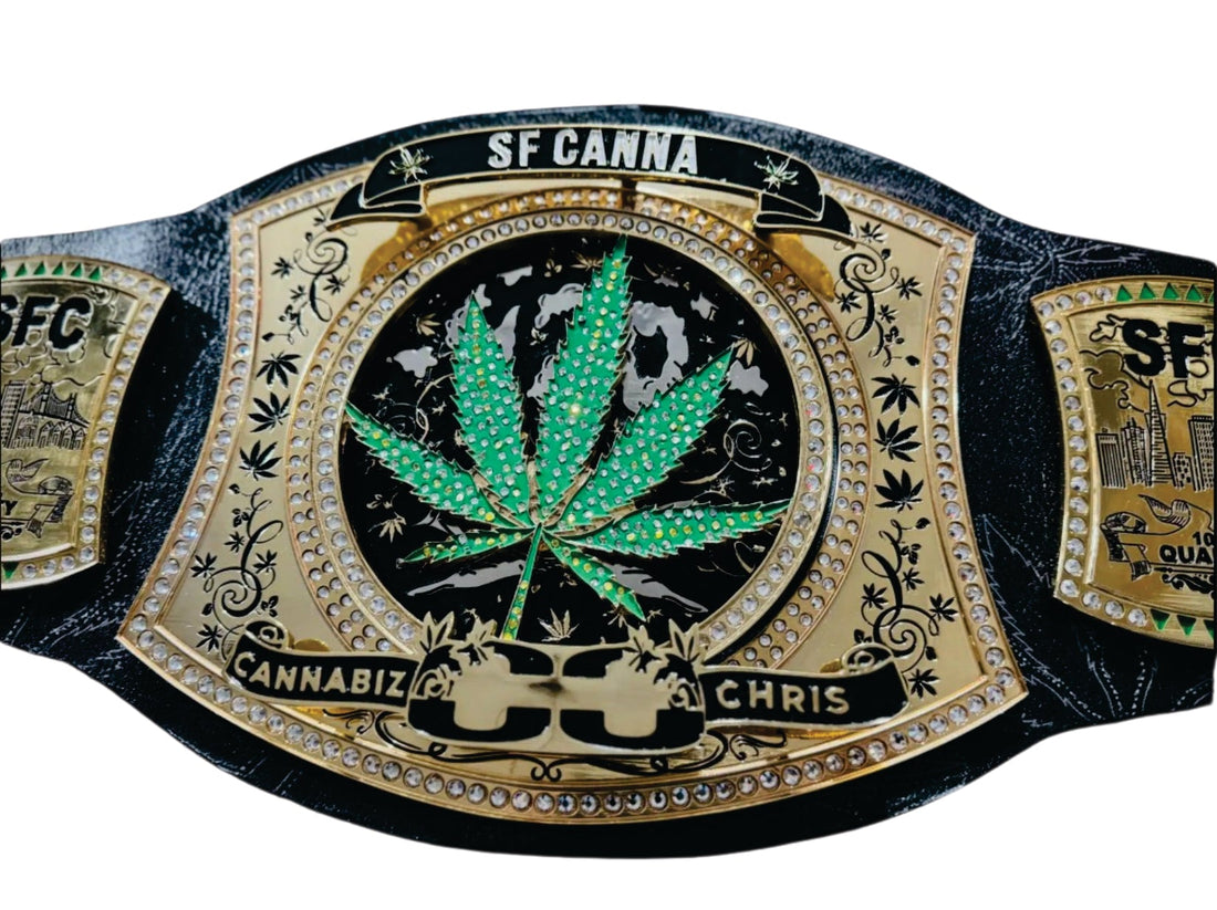 Custom Cannabis Spinner Championship Belt Title Belts Nation