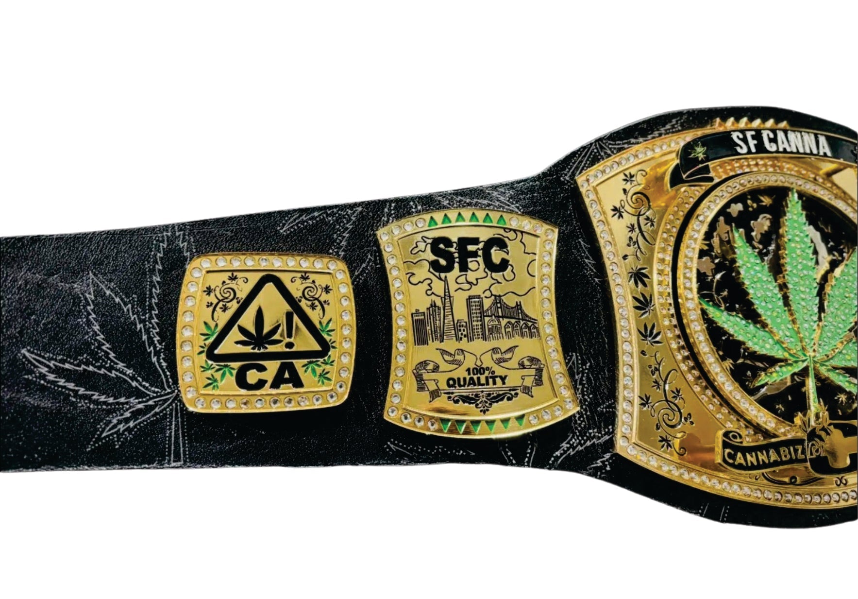 Custom Cannabis Spinner Championship Belt Title Belts Nation