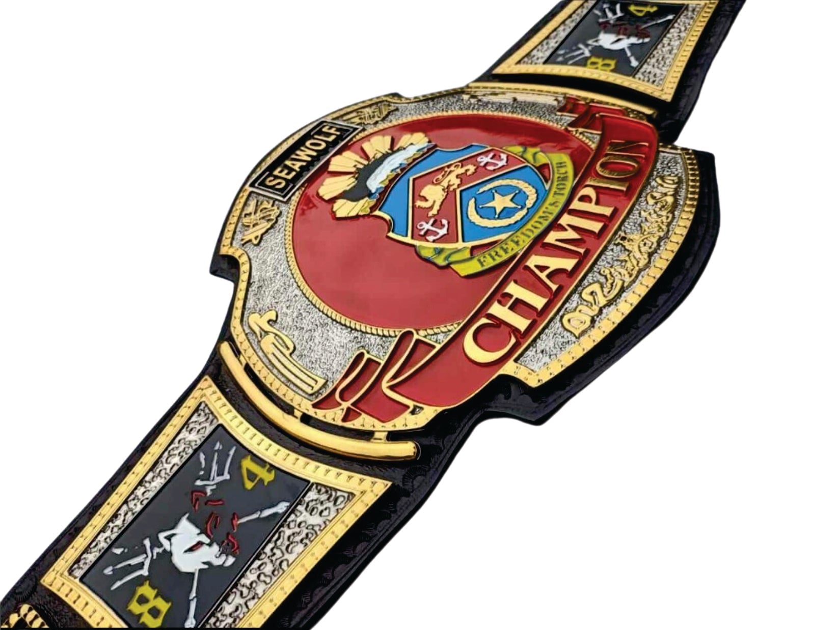 SEAWOLF US NAVY HD ENGRAVING CHAMPIONSHIP BELT Title Belts Nation