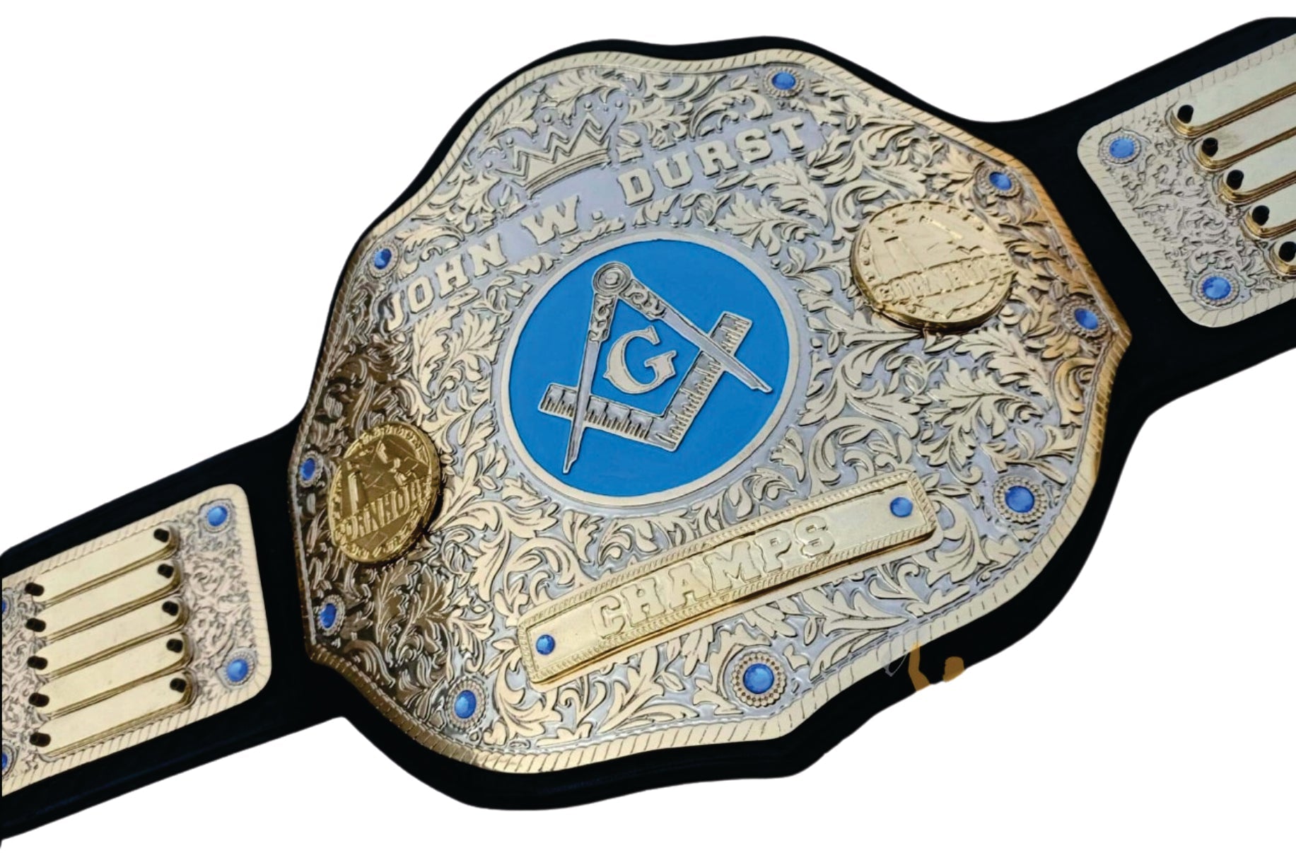 John W. Durst Cornhole Trophy  Champions Championship Belt Title Belts Nation